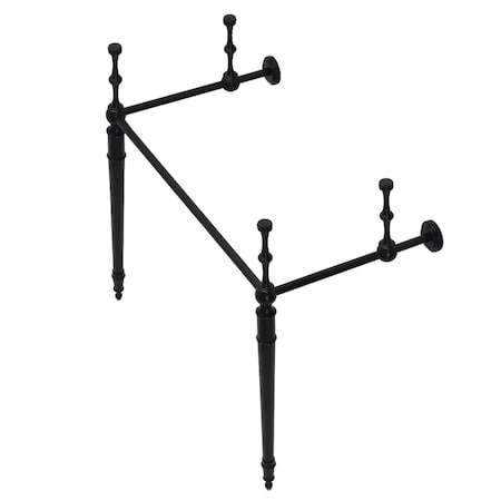 Fauceture VPB33280 Edwardian Brass Console Sink Legs, Matte Black VPB33280